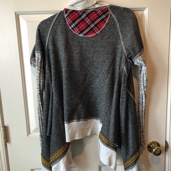 Patchwork-style cardigan - Picture 2 of 2